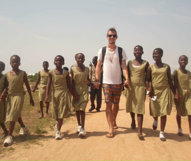 Glorious Hope Academy pupils march to their new school site