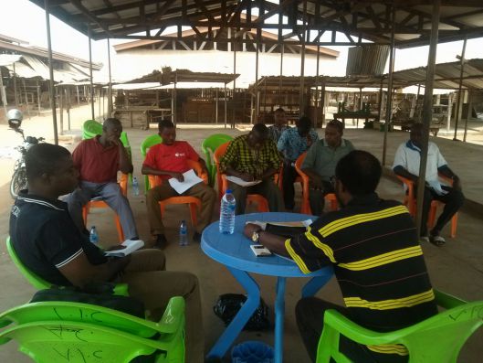 Kasseh Area Council members at their maiden meeting in December 2015