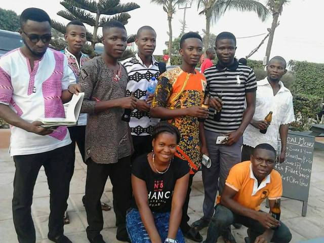 Ada Youth for Development - Some of the members of the group at one of their meetings