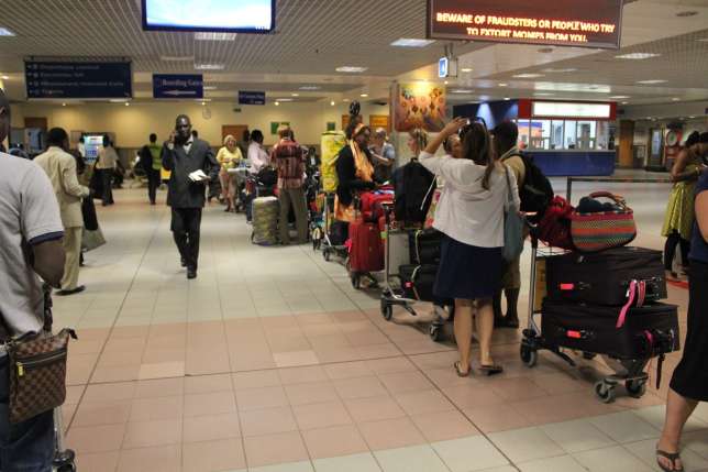 As part of the new measures, all persons entering the departure hall will be screened