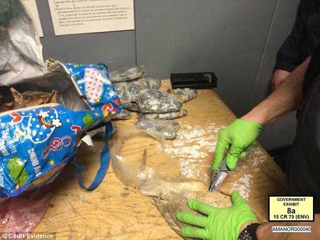 Prosecutors sentenced a woman to 27 months in prison for trying to smuggle heroin into the United States by stuffing the drugs into dried fish
