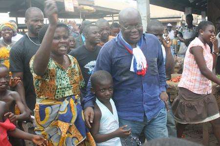 Akufo-Addo in Klikor, Volta Region