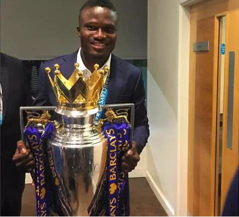 \amartey also won the English Premier League with Leicester City after joining in January
