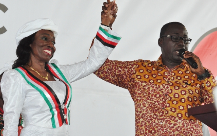 Nana Konadu Agyemang-Rawlings - Former First Lady is presidential candidate of the National Democratic Party