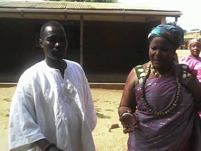 Chief of Tamatoku, Nene Zotorvi and Naana Akumtu, Queen of Ohuewem