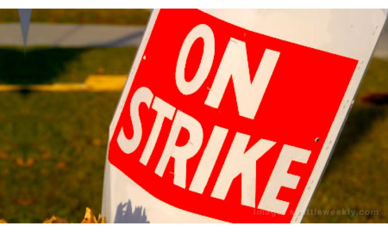 on strike