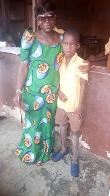 National Youth Authority distribute footwears to Ada school children3