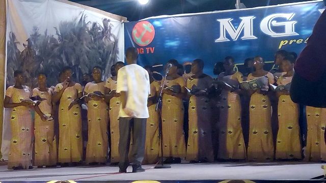 Choir of ASTECH, Sege sing at the programme