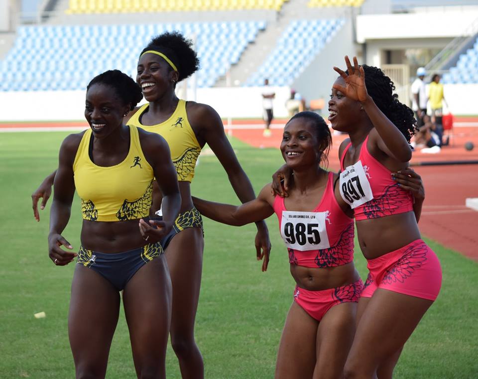 Ghana's women's 4x100m relay team savour a joy
