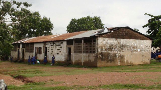 The Kpong Presby Basic School has not seen any renovation since it was built some 62 years ago