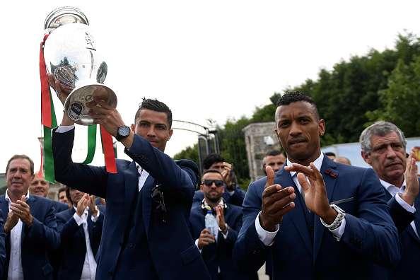 Ronaldo, Nani and teammates are back in Portugal after winning EURO 2016