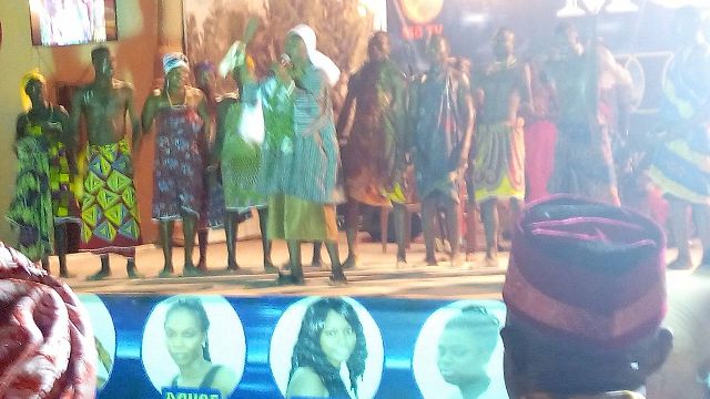 Performance on stage