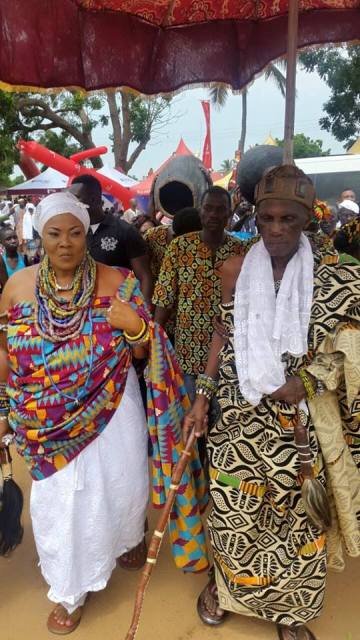 Nene Abram Akuaku and Queenmother