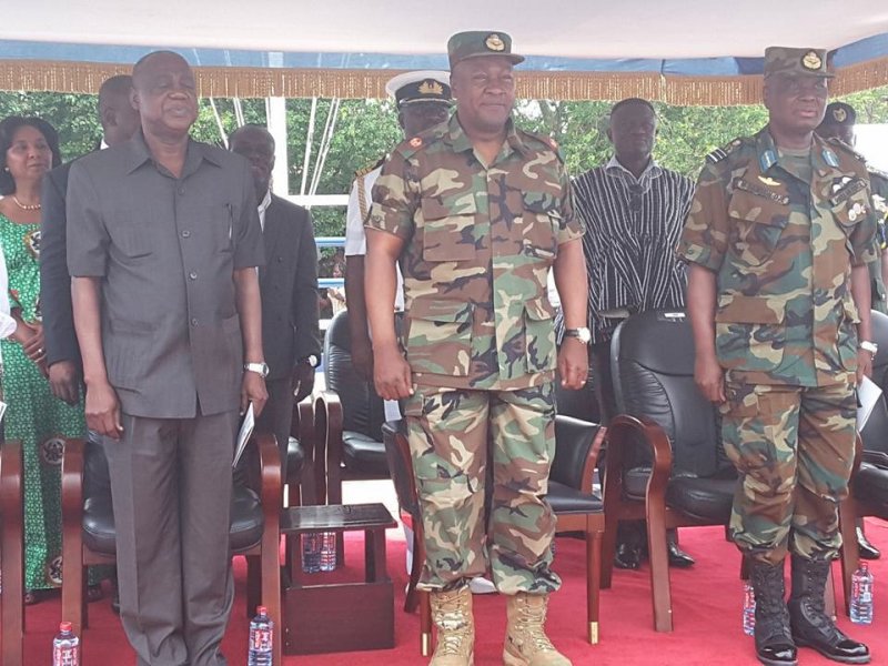 President Mahama in Military uniform2