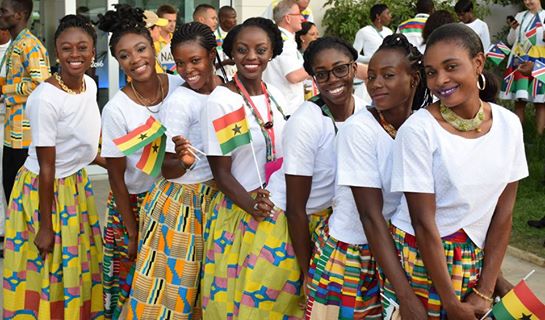 Team Ghana at opening ceremony2