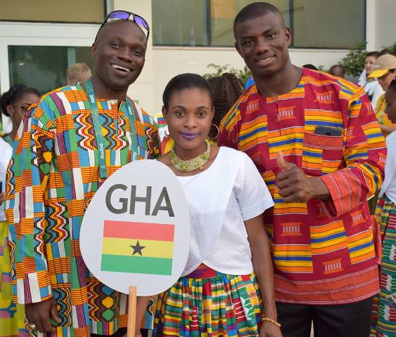 Team Ghana at opening ceremony3