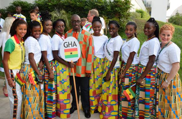 Team Ghana at opening ceremony5