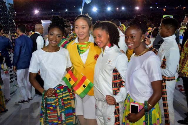 Team Ghana at opening ceremony8