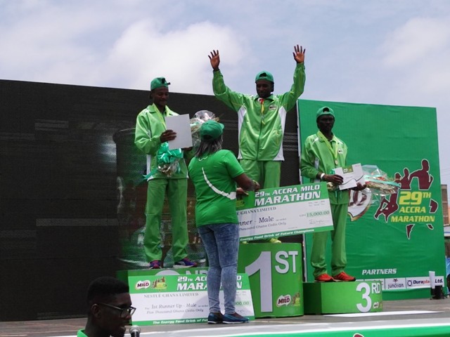 Malik Yakubu is the 2016 Accra Milo Marathon champ