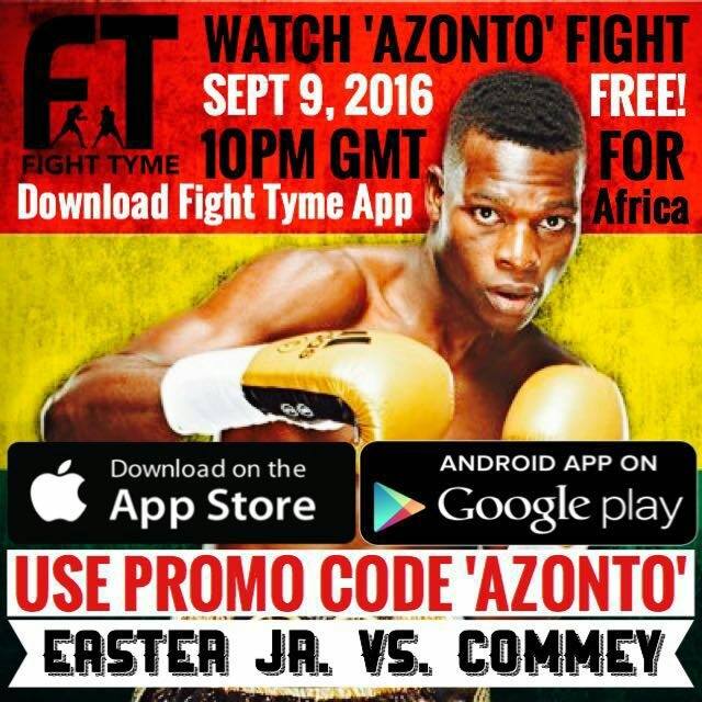 Fight Tyme bonanza: Fans wishing to watch the fight in Ghana and Africa are granted free access to watch on the Fight Tyme app