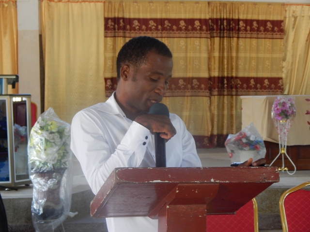 Lewis Numekevor is the spokesman of the Sege Youth Development Fund