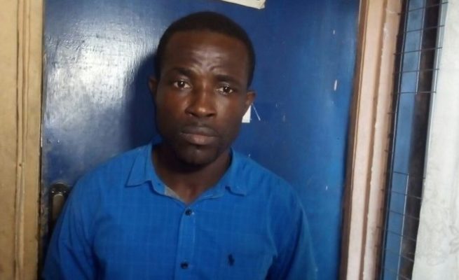 Pastor Edmond Kakrae Agyei - in police grips