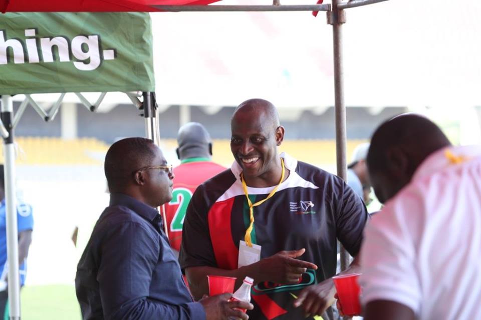 Herbert Mensah with GOC President, Ben Nunoo-Mensah
