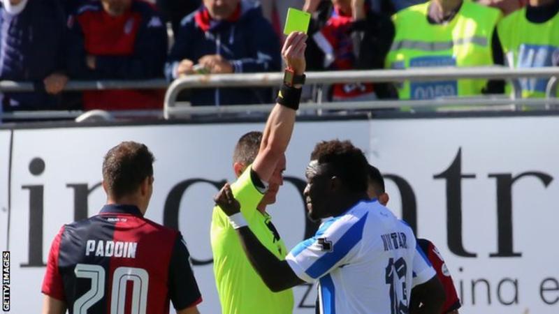 Muntari booked in racism row2
