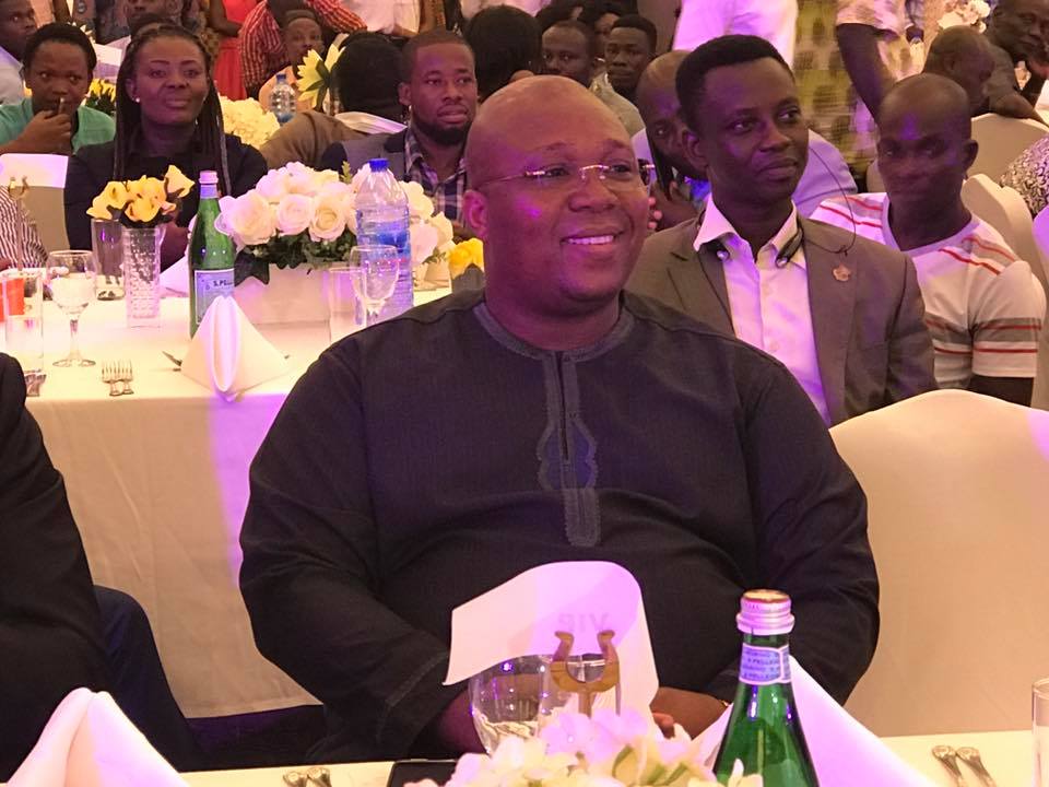 Dr. Nii Kotei Dzani enjoys the atmosphere at the official launch of the 80th Asafotufiami Festival 2017 at Labadi Beach Hotel in Accra