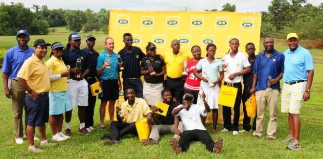 Winners at previous MTN CEO's Invitational golf tournament - it's back in Takoradi on Saturday