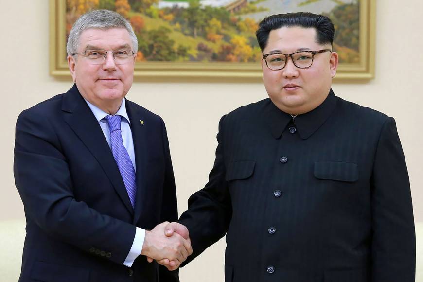 IOC chief and North Korea leader