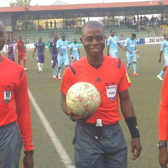 Top Nigerian referee Joseph Ogabor - banned one year by CAF