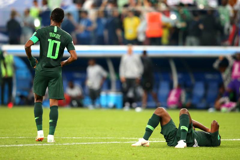 John Obi Mikel was in action against Argentina during the 2018 FIFA World Cup Russia in spite of knowing his father had been kidnapped