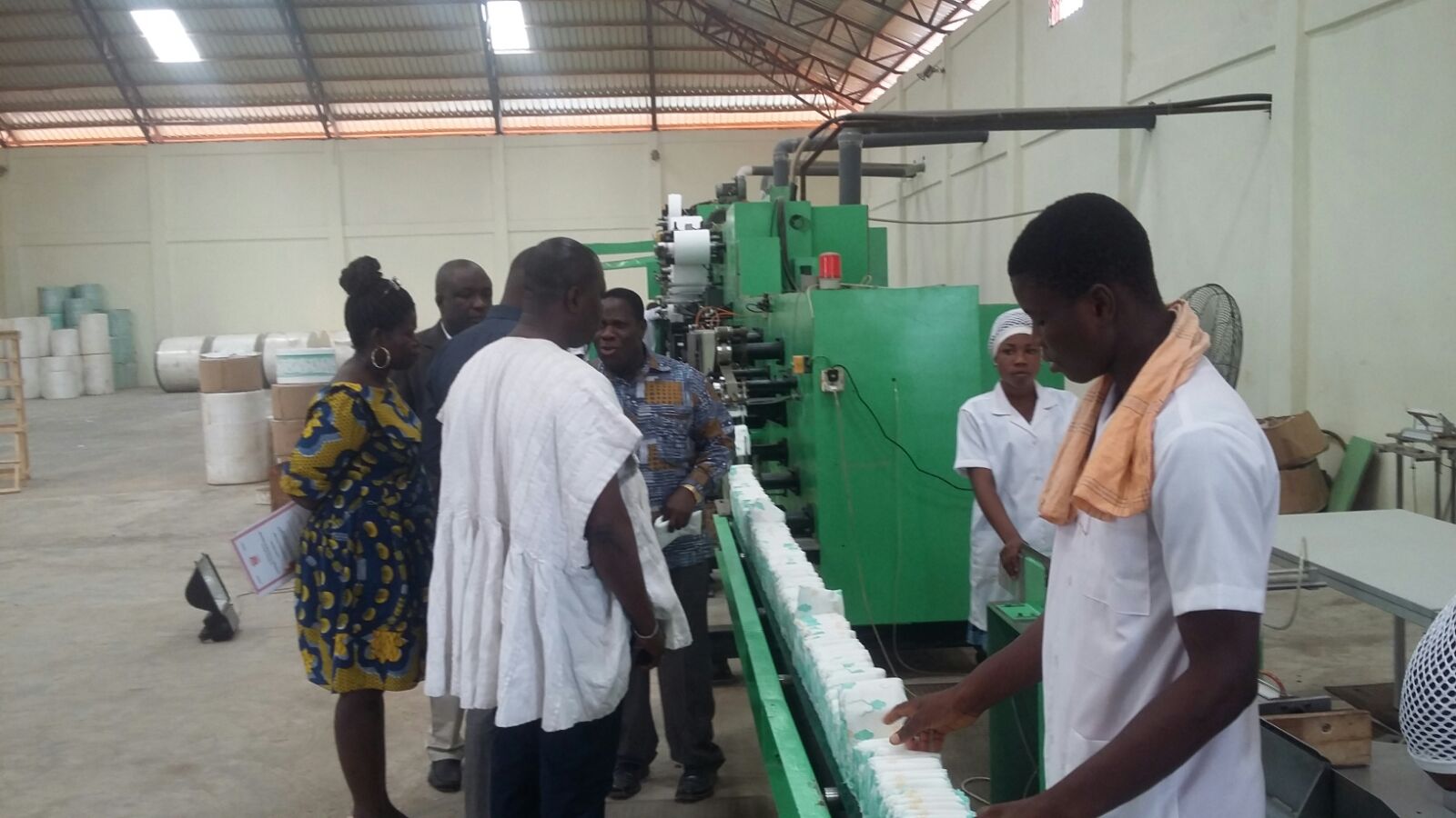 Senaky builds diaper making company in Ada