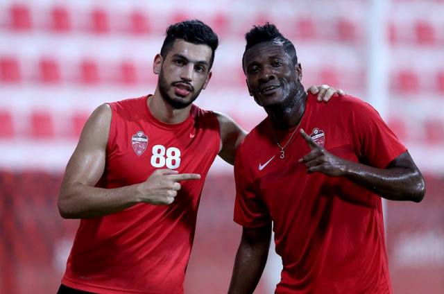 Asamoah Gyan scores on debut for 4th straight club