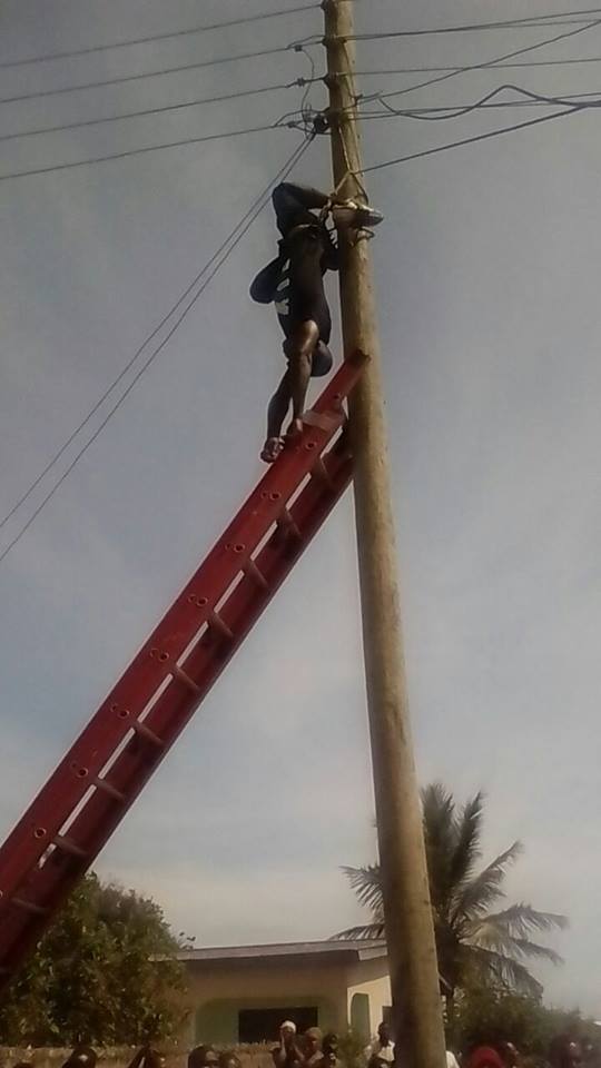 More photos: electrician’s tragic death in Sege
