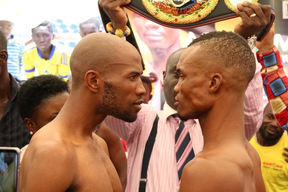 Ashie vrs Mokoena: Boxers on weight for Friday night in Accra