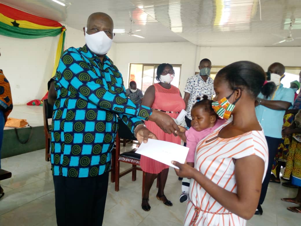 SEGE: PWDs receive GHC 90.000.00 from District Assembly Common fund.