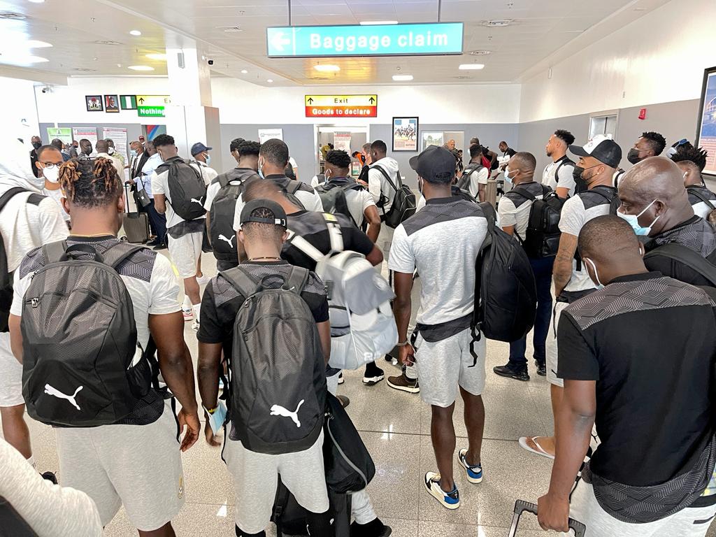 Black Stars arrive in Nigeria for World Cup playoff decider
